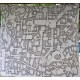 Retro Dungeon Map Shower Curtain