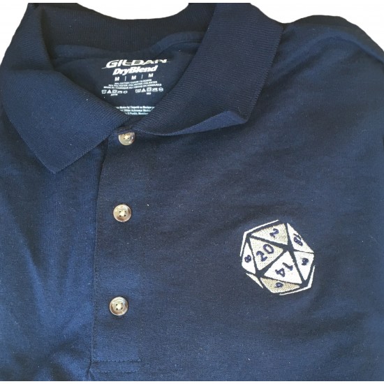 D20 Embroidered Polo Shirt