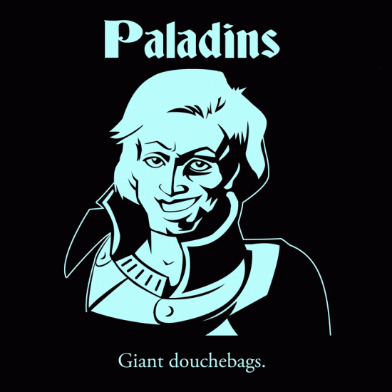 Paladins, Giant Douchebags Shirt
